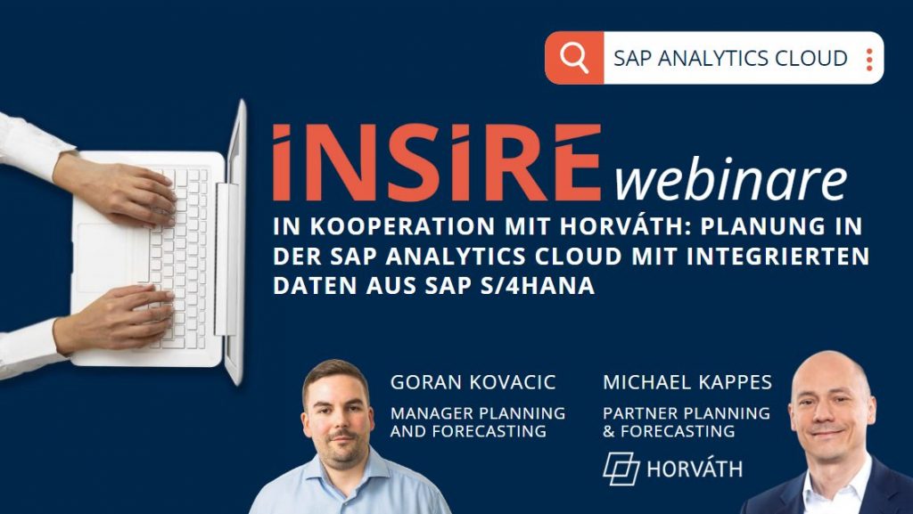 Planung in der SAP Analytics Cloud mit integrierten Daten aus SAP S/4HANA